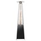 Casafield Outdoor Propane Patio Heater with Wheels - Modern Dancing Flame, Commercial & Residential, Uses Standard 20lb LP Gas Tank